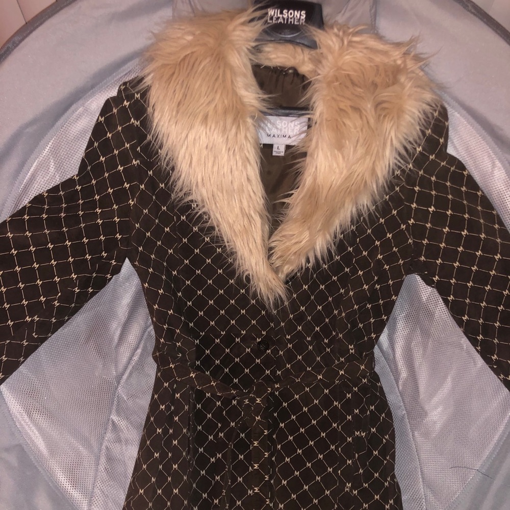 BNWT Wilson’s Leather Rare Suede Coat